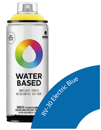 Farba w sprayu 400ml Waterbased Rv-30 Electric Blue, MTN Colors