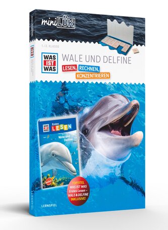 miniLÜK-Set. WAS IST WAS Wale und Delfine Lesen, Rechnen, Konzentrieren 1. Klasse