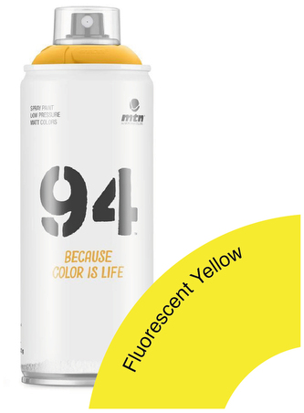 Farba w sprayu 400ml 94 Fluor Yellow, MTN Colors