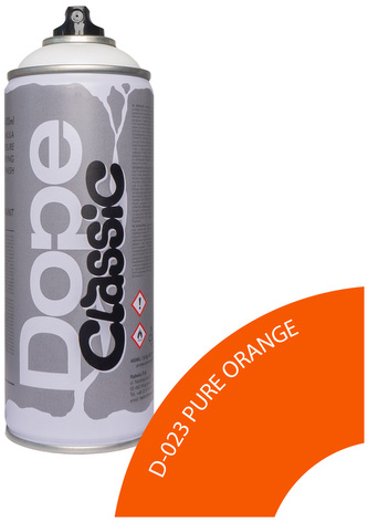 Farba w sprayu 400ml Classic D-023 Pure Orange, Dope Cans