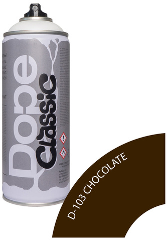 Farba w sprayu 400ml Classic D-103 Chocolate, Dope Cans