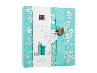 Rituals The Ritual Of Karma sprchová pěna The Ritual Of Karma Foaming Shower Gel 200 ml + tělový krém The Ritual Of Karma 48H Hydrating Body Cream 100 ml + tělový peeling The Ritual Of Karma Softening Body Scrub 125 g + svíčka The Ritual Of Karma Scented