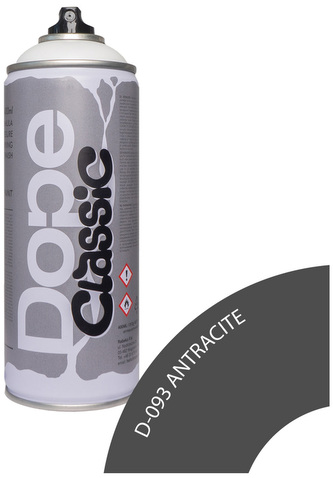 Farba w sprayu 400ml Classic D-093 Antracite, Dope Cans