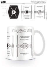 Hrnek Star Wars - Tie Fighter Sketch, 0,33 l