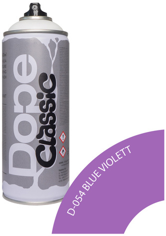 Farba w sprayu 400ml Classic D-054 Blue Violett, Dope Cans
