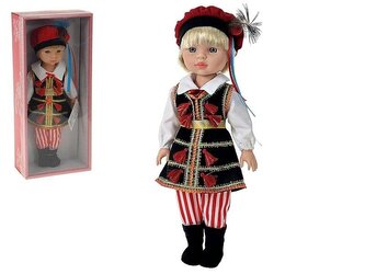 Lalka chłopiec w stroju ludowym 38cm polski dźwięk