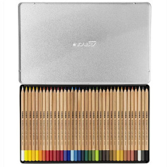 Akvarelové pastelky Lyra Rembrandt Aquarell v plechu 36 ks