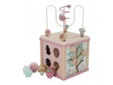 Kostka s aktivitami dřevěná Fairy Garden