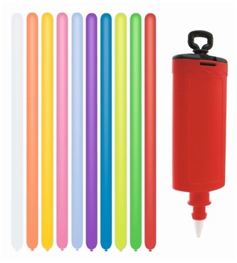 Zestaw balonów 20 szt. z pompką Prymus, GoDan