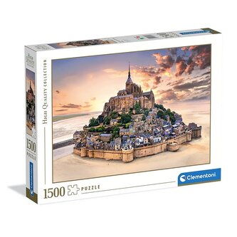 Puzzle 1500 elementów. HQ  The Mount Saint-Michel  Rising
