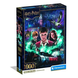 Puzzle 1000 elementów. Compact Harry Potter 1