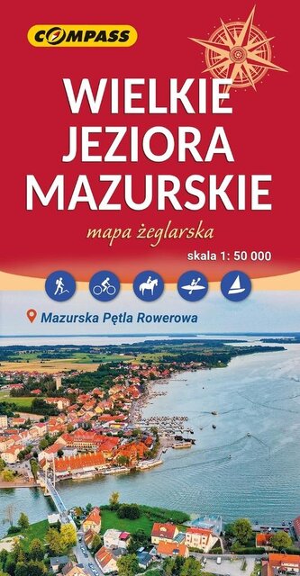 Mapa - Wielkie Jeziora Mazurskie