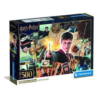 Puzzle 1500 elementów. Compact Harry Potter 1