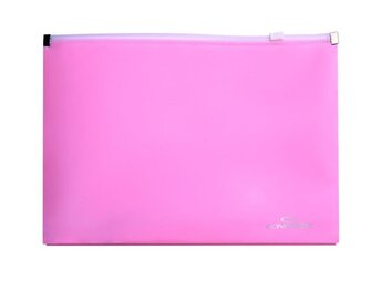 Spisové desky CONCORDE se zipem A5 - pastel růžová
