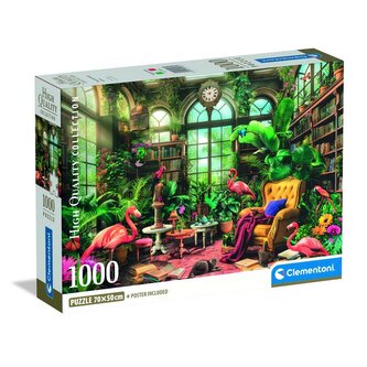 Puzzle 1000 elementów. Compact  The Greenhouse Library