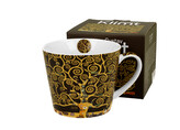 Kubek prosty TREE OF LIFE Brown inspired by Gustav Klimt