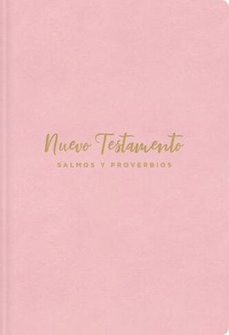 Nvi, Nuevo Testamento de Bolsillo, Con Salmos Y Proverbios, Revisión 2022, Leathersoft, Rosado, Niñas