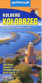 Plan miasta - Kołobrzeg i Ustronie Morskie 1:10000