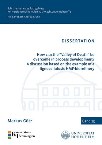 How can the "Valley of Death" be overcome in process development? A discussion based on the example of a lignocellulosic HMF-bio