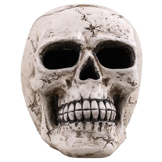 Halloweenská kouřící lebka