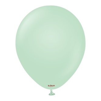 Balonky zelené, Macaron Green 30 cm/12", 100 ks