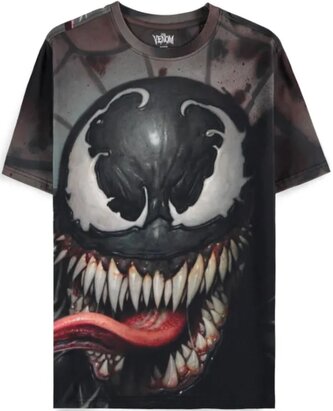 Pánské tričko Marvel|Venom: Obličej & boj (XL) černá bavlna