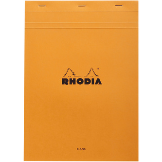 Clairefontaine, Poznámkový blok Rhodia Basics, A4, 80 listů, čistý, oranžový