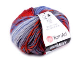 Pletací příze Harmony 50 g - 1 ks - 2 (A-2) modrá