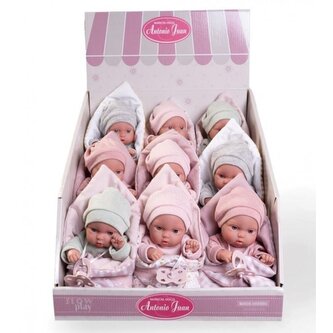 Lalki hiszpańskie Picolin 21cm w standzie (9szt)