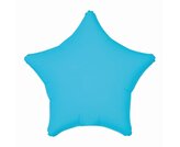 Balon foliowy Gwiazda fluor niebieski 46cm