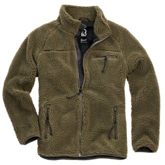 Bunda Teddy Fleece Jacket, Brandit, Olivová, M