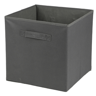 DOCHTMANN Box do kallaxu, úložný box manšestr, tmavě šedý 31x31x31cm