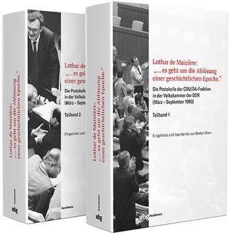 Lothar de Maizière: "...es geht um die Ablösung einer geschichtlichen Epoche."
