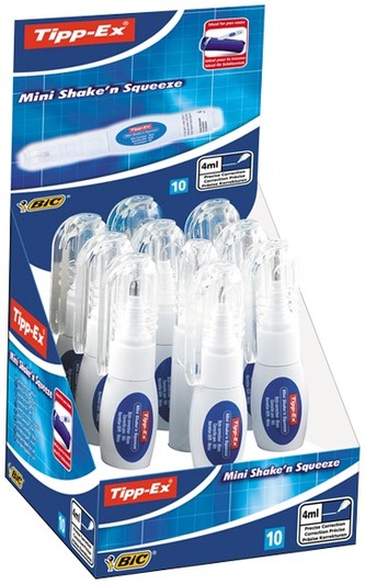 Korektor w długopisie Mini Shake"n Squeeze 4ml, Tipp-Ex BiC