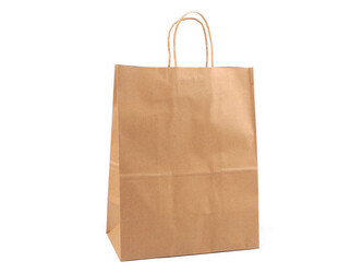 Dárková taška - 12 ks - 3 hnědá přírodní