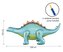 Balon foliowy Dino Stegozaur 238x91x103cm