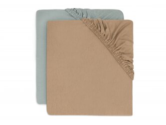 Prostěradlo napínací 40/50 x 80/90 cm 2 ks Sea Green