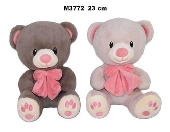 Miś z kokardą 23cm MIX
