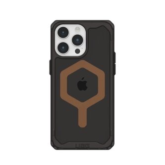 Etui UAG Plyo MagSafe do iPhone 15 Pro Max - czarno-brązowe
