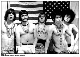 Plakát, Obraz - MC5 - 1968, 84.1 × 59.4 cm