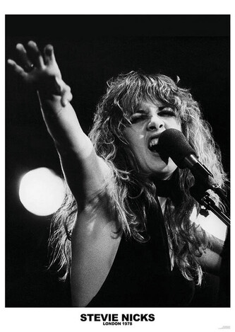 Plakát, Obraz - Stevie Nicks - London 1978, 59.4 × 84.1 cm