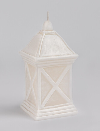 Svíčka LED 370g lucerna bílá