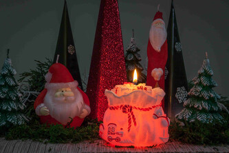 Svíčka LED 380g vánoční pytlík