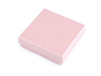 Krabička na šperky 11x11 cm - 12 ks - 1 pudrová perleť