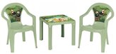 Stolik i dwa krzesła pastel zielony