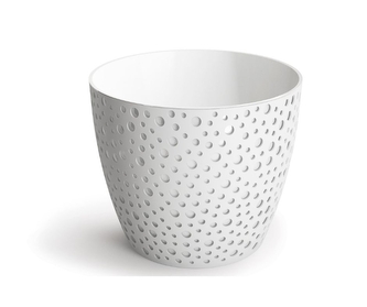 Plastový obal na květiny Vero 110, bílý