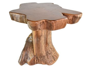 Kořenová dřevěná stolička Root Life  - var. O