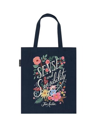 Puffin in Bloom: Sense and Sensibility Tote Bag