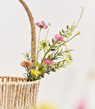 Květinová dekorace | FLOS | s barevnými květy | 45 cm | 884820