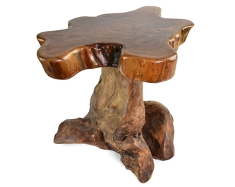 Kořenová dřevěná stolička Root Life  - var. D